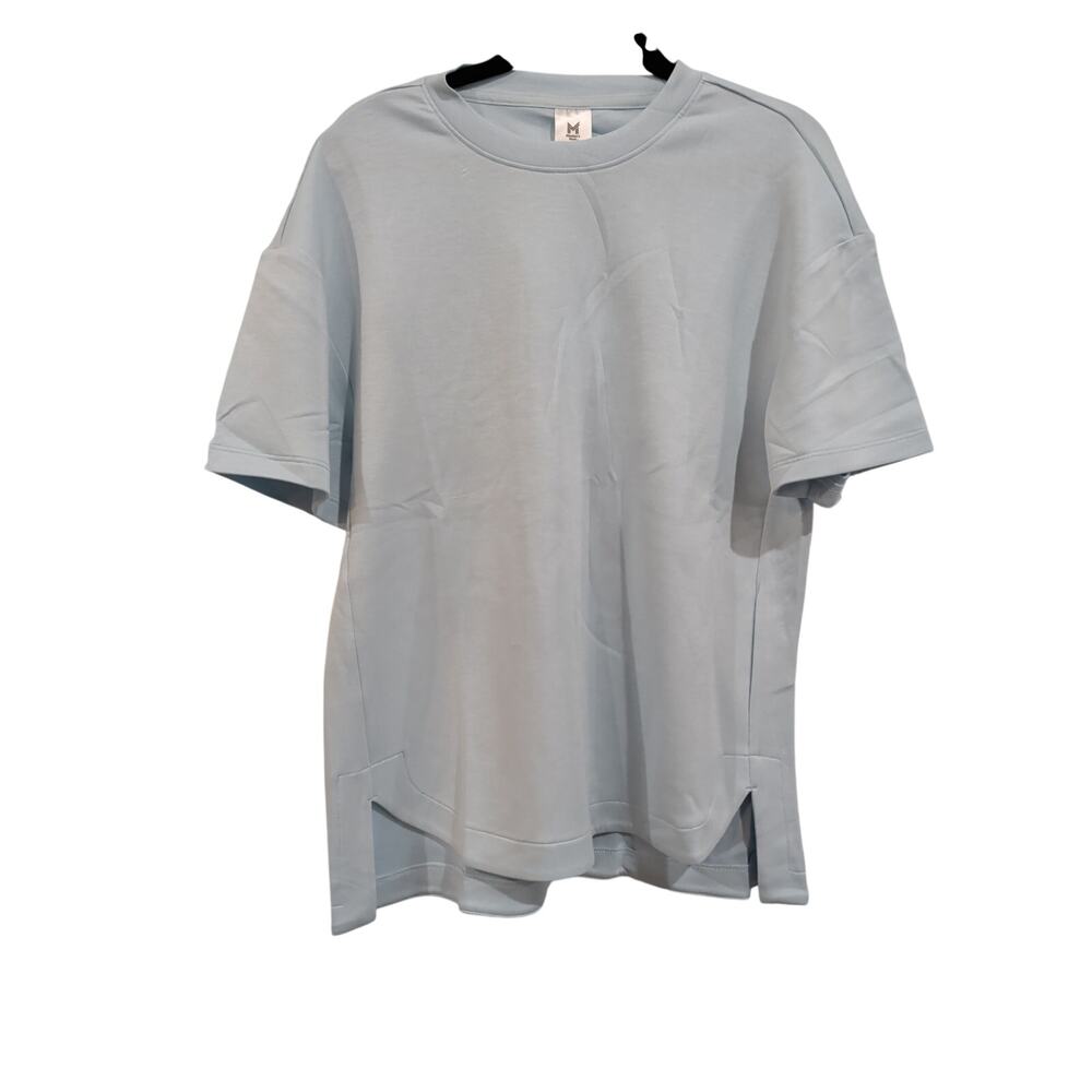 Women's Sandwash Short Sleeve T-Shirt Blue Size XL